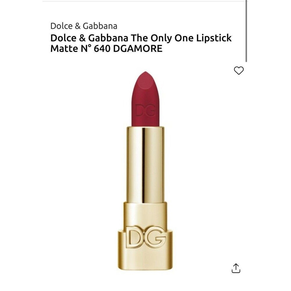D & G Dolce and Gabbana The only one matte lipstick dgamore 640